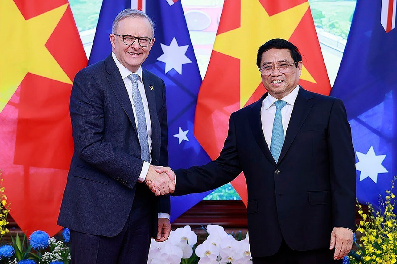 Prime Minister Anthony Albanese recently met with Vietnamese counterpart Pham Minh Chinh. Photo: AP/VNA