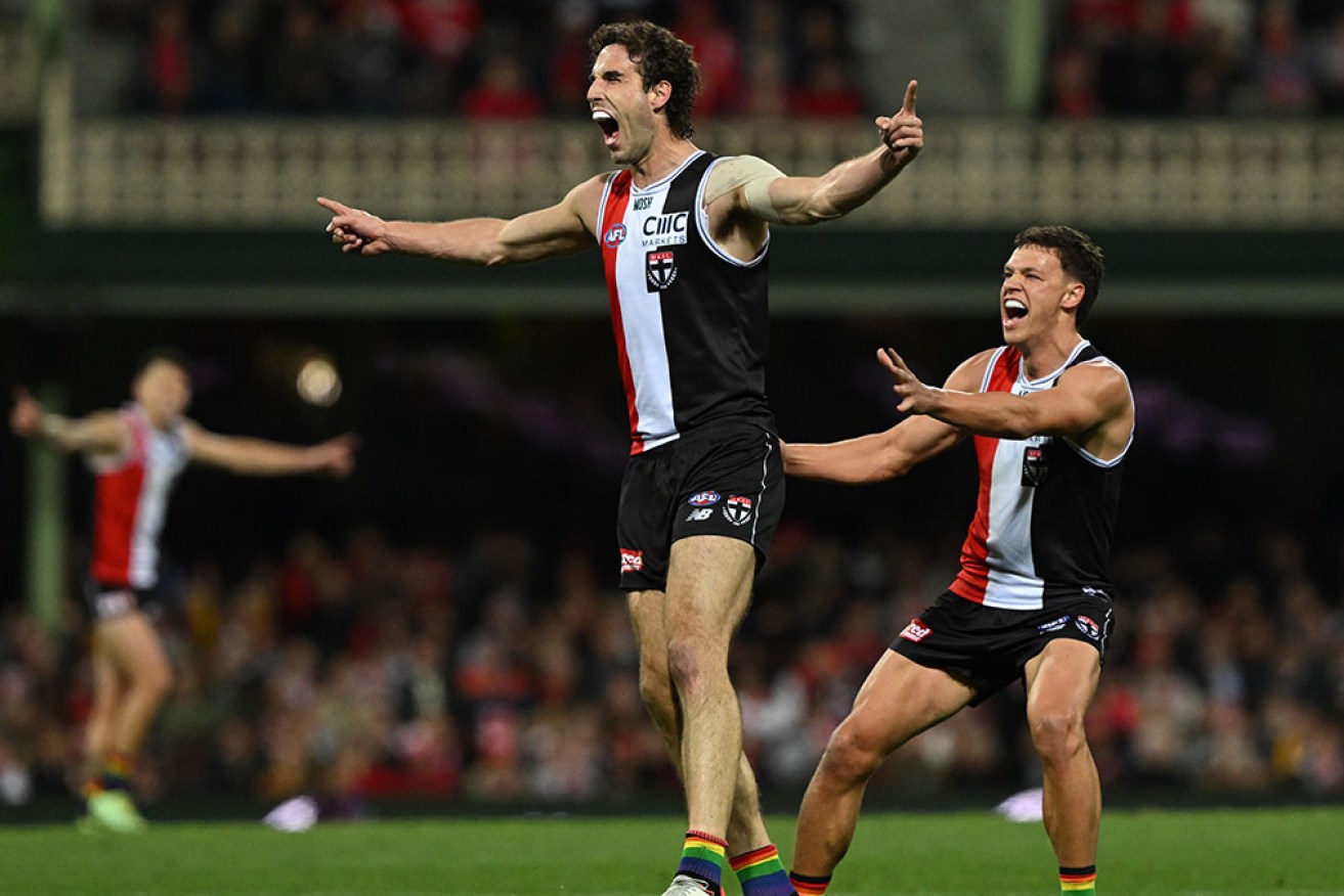 Max King kicked three goals in St Kilda's win over Sydney at the SCG.