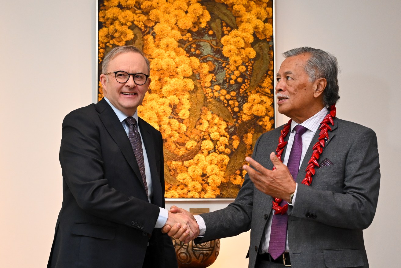 Anthony Albanese has met with Pacific Islands Forum Secretary-General Henry Puna in Canberra.