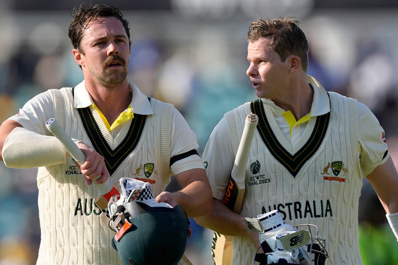 Travis Head has joined Steve Smith in the top three of the ICC Test batting rankings. 
