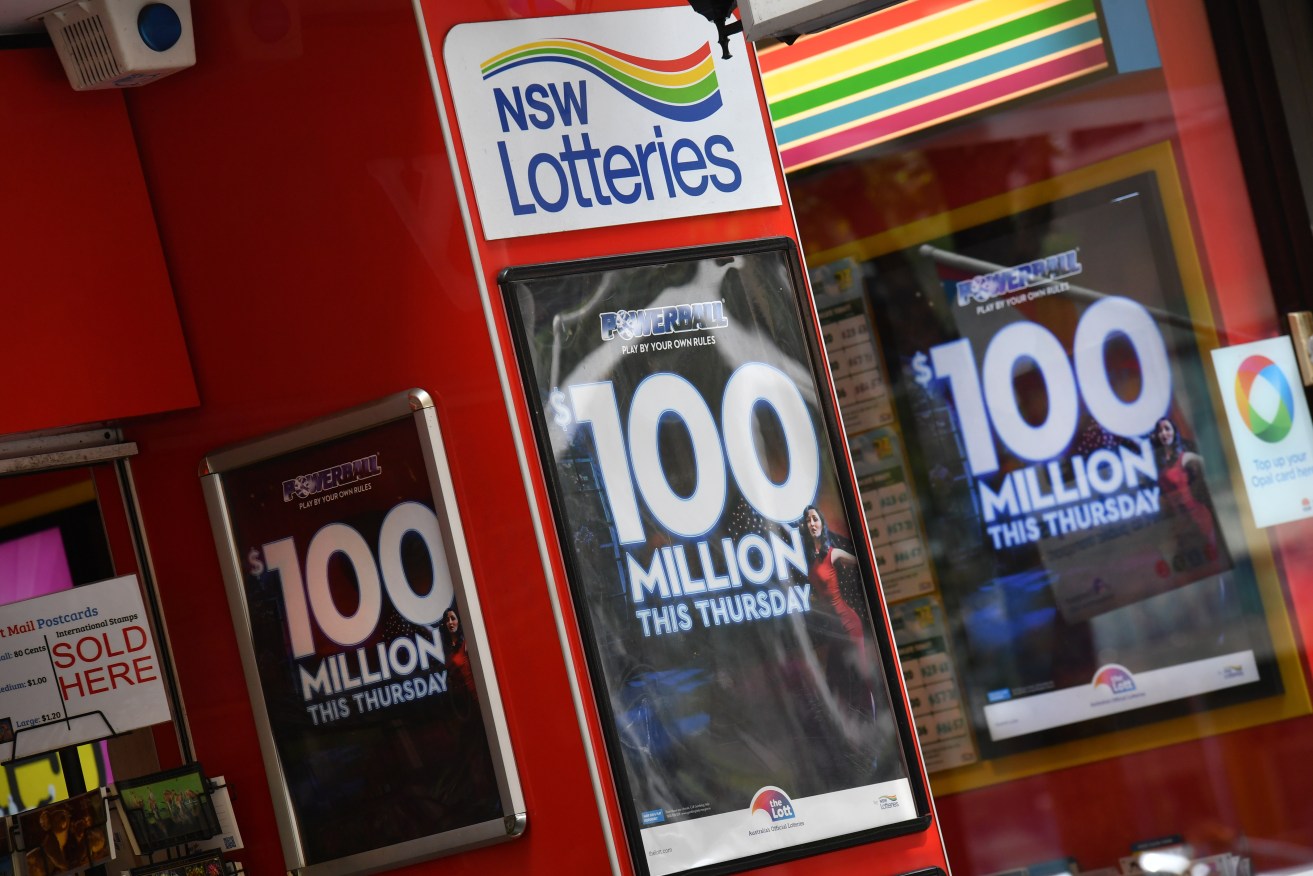 A western Sydney dad has become Australia's second-biggest lottery winner, collecting $100m.
