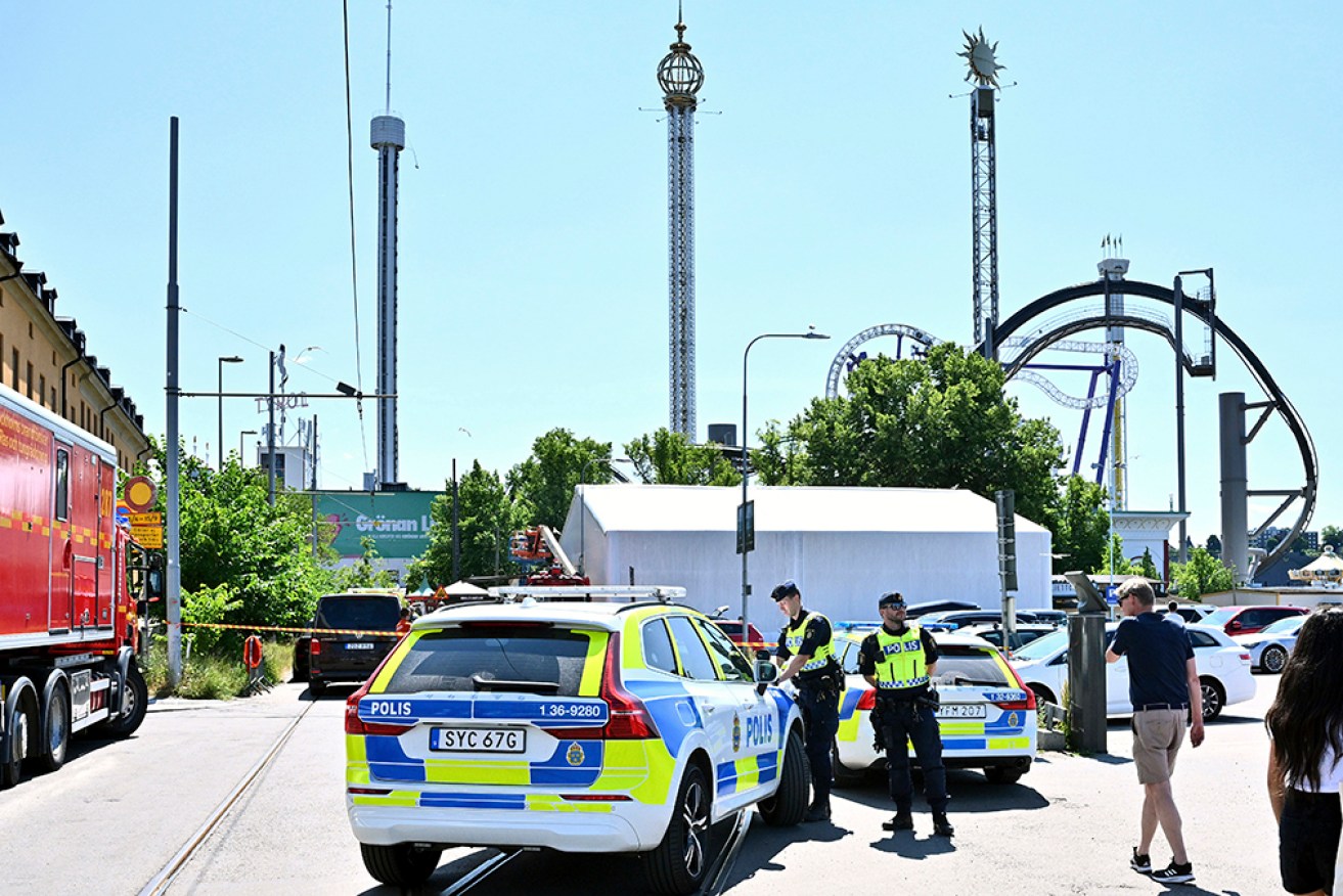 One person has died and many more were injured when a rollercoaster reportedly derailed in Sweden.