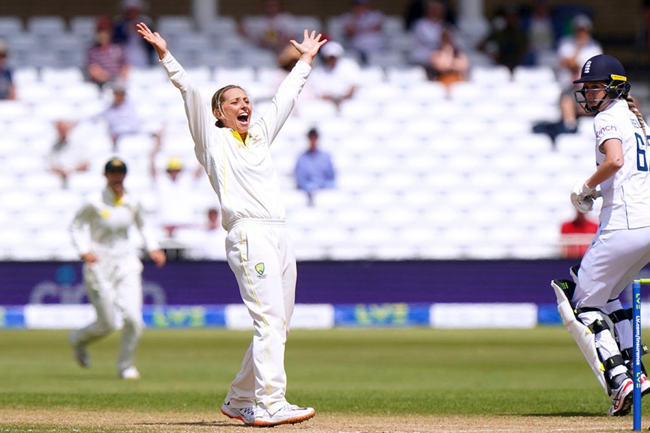 Ashleigh Gardner took 8-66 in the second innings in Australia's 89-run Ashes Test win over England. 