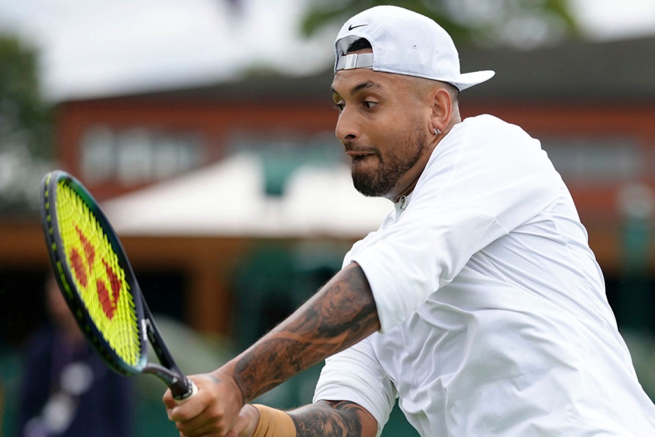 Nick Kyrgios told a press conference on Sunday he's ready to play at Wimbledon. 