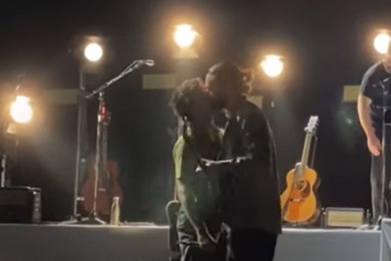The 1975's centrestage smooch has outraged authorities in the conservative Islamic nation. 