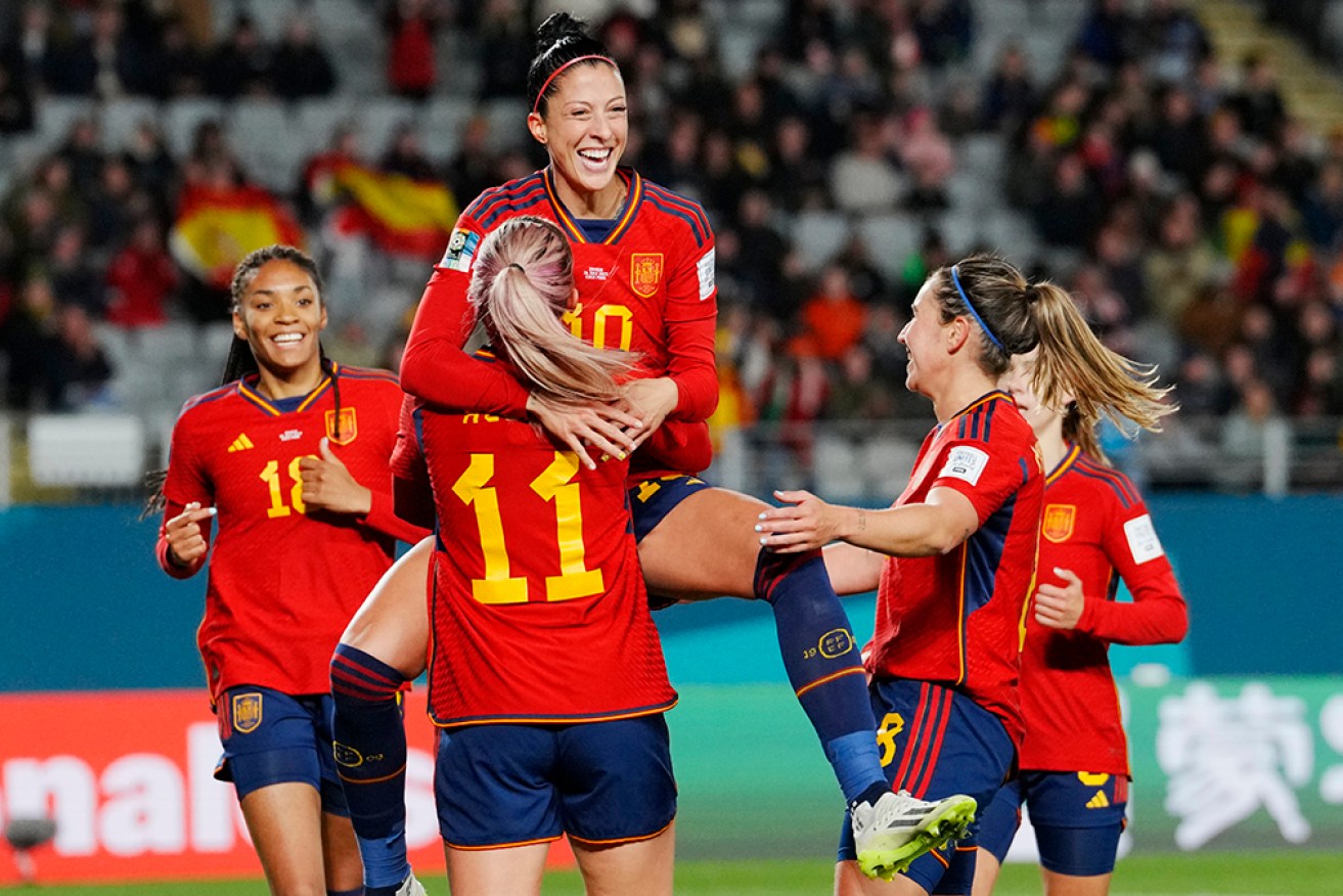 Spain has cruised to a comfortable 5-0 victory over Zambia at the Women's World Cup in Auckland. 