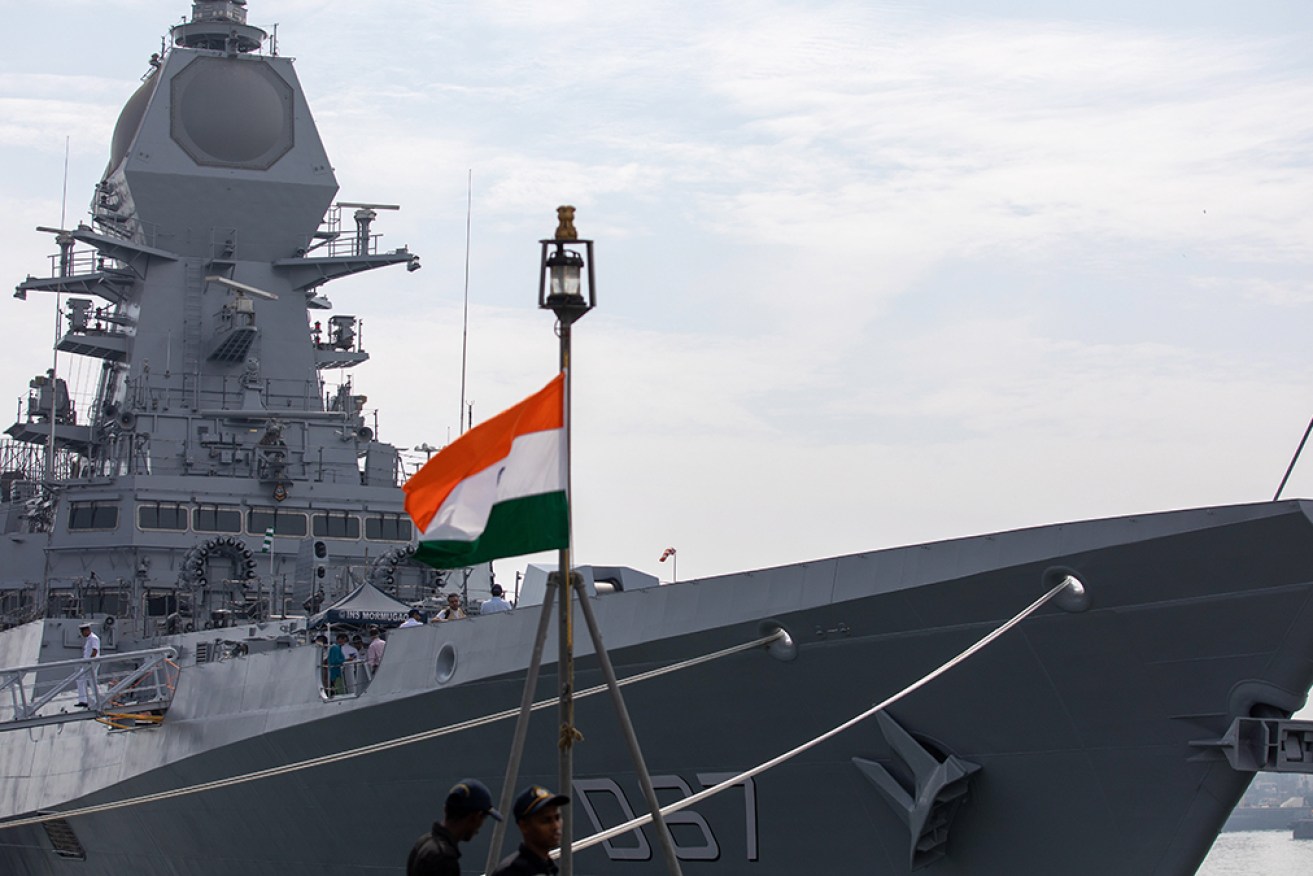 Two Indian naval ships have arrived in Papua New Guinea en route to Australia.