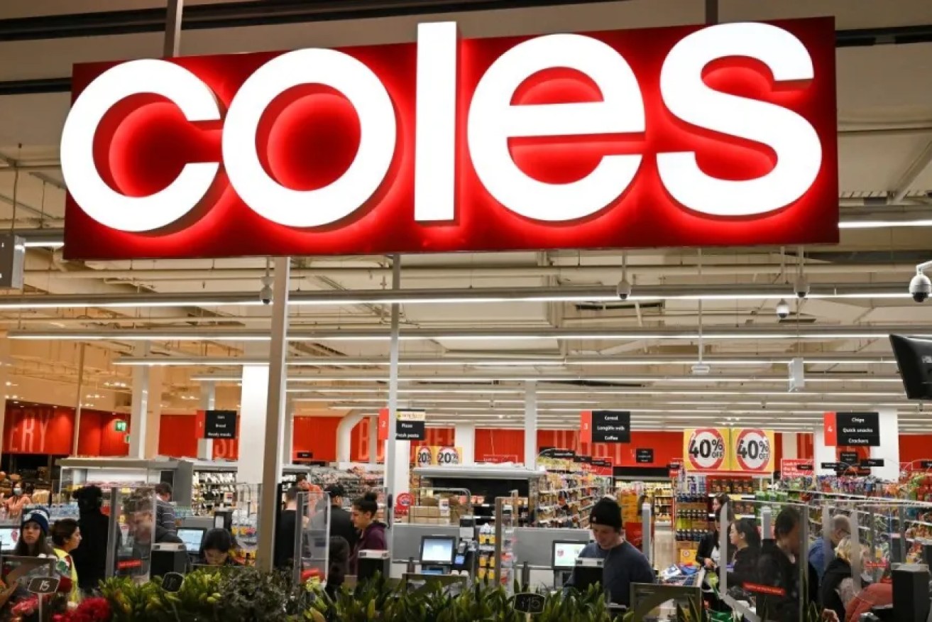Coles Group had a 3.6 per cent drop in half-year profit of $594 million on sales of $19.8 billion.