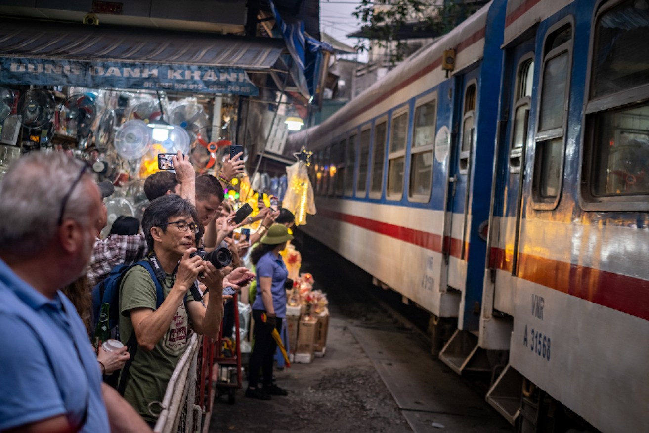Authorities in Vietnam are cracking down on Hanoi's Train Street.