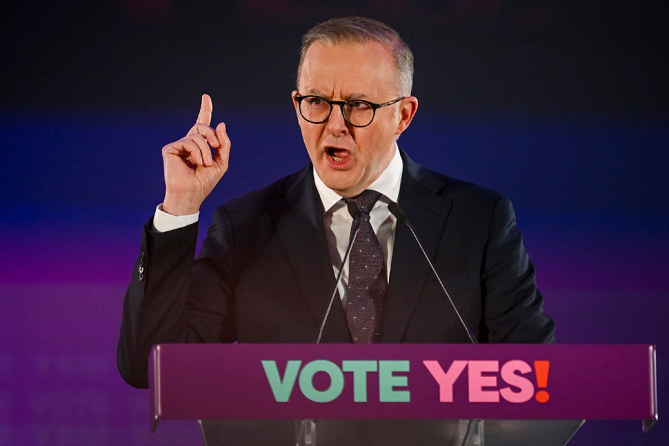 The ‘Yes’ campaign 
that Prime Minister Anthony Albanese launched last week in Adelaide is in trouble in the latest poll.  