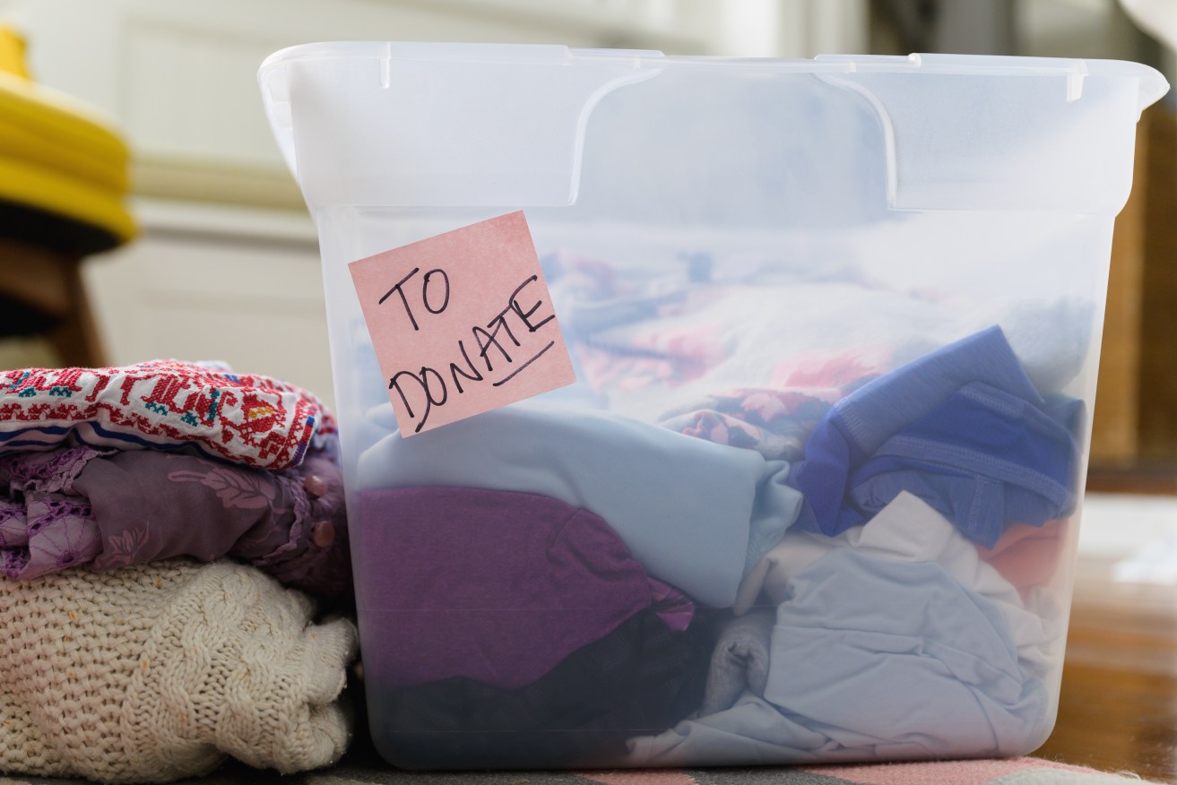 Australians have more than $18 billion worth of unworn clothes suitable to be donated.