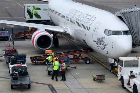 Virgin Australia ground crew clear runway for industrial action