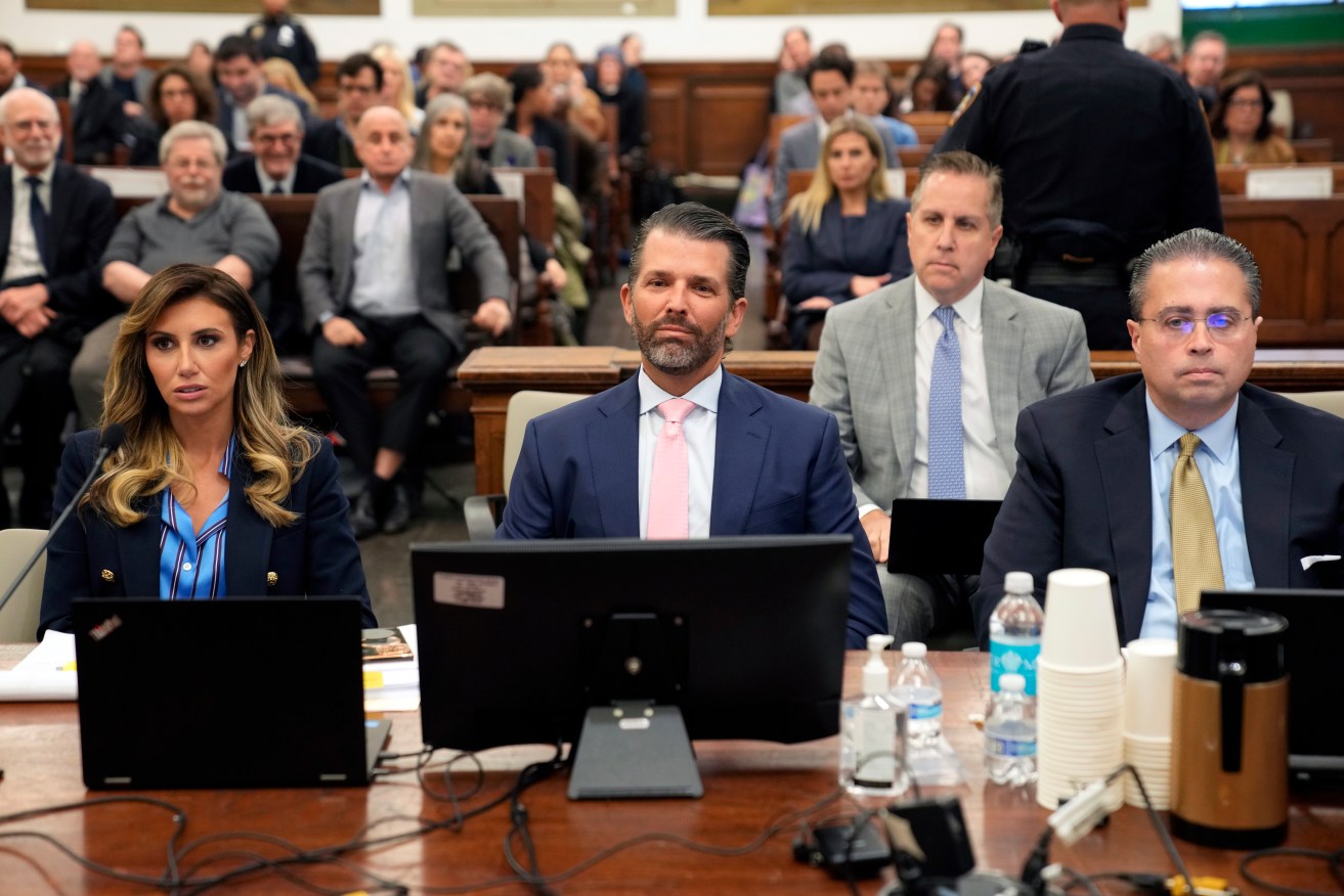 Donald Trump Jr has begun testifying in New York in his father's civil fraud case.