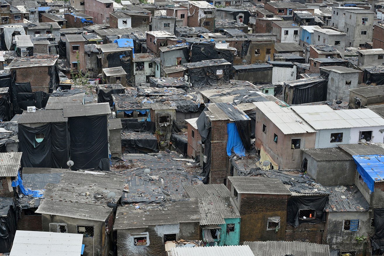 The Dharavi slum in Mumbai is about three-quarters the size of New York's Central Park.