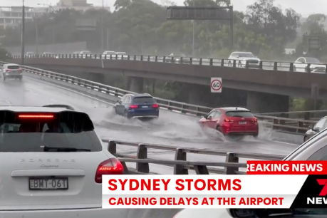 Flooding rescues begin after storms smash Sydney