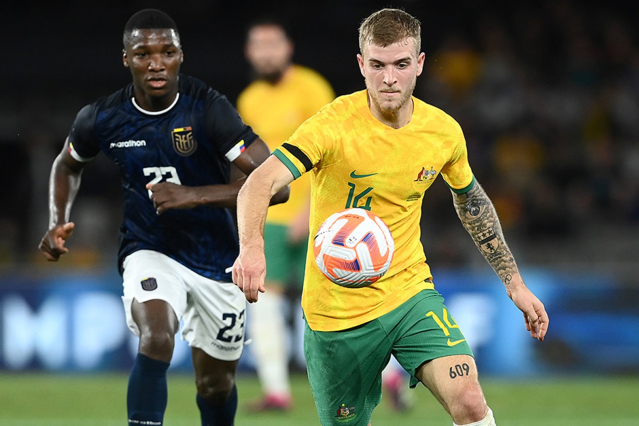 Riley McGree is back in business for the Socceroos after shining in the Bahrain friendly. 