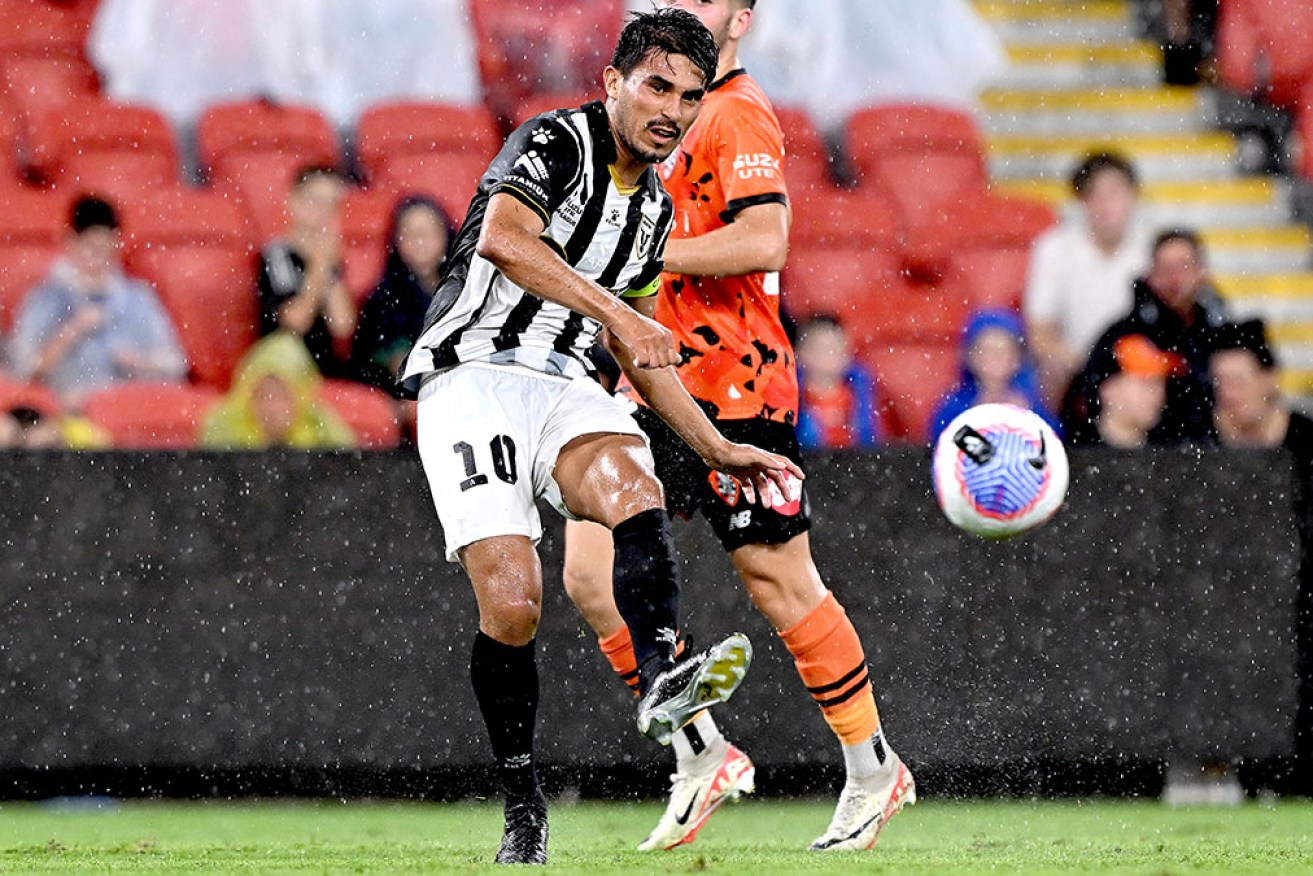 Macarthur playmaker Ulises Davila scored and starred in Thursday night’s win over Brisbane Roar.   