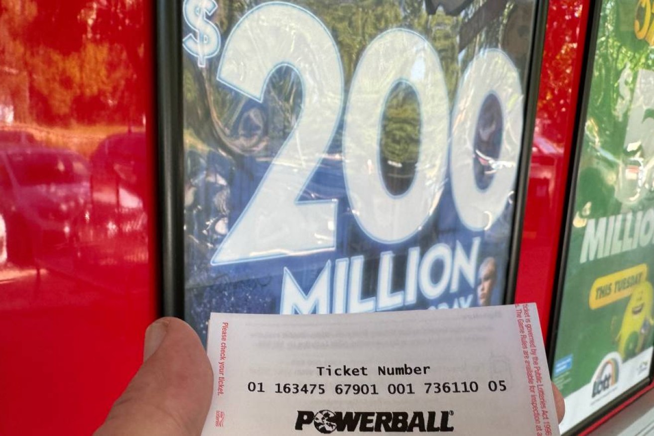 Two ticket holders will share the top prize of $200 million in the Powerball lottery draw.