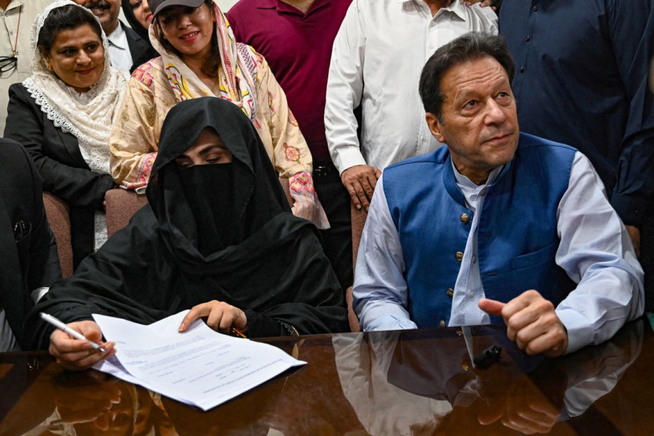 A Pakistani court ruled the 2018 marriage of Imran Khan and his wife Bushra Khan violated the law. 