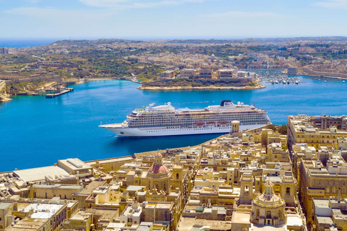 Viking Ocean Ship, Valleta, Malta.