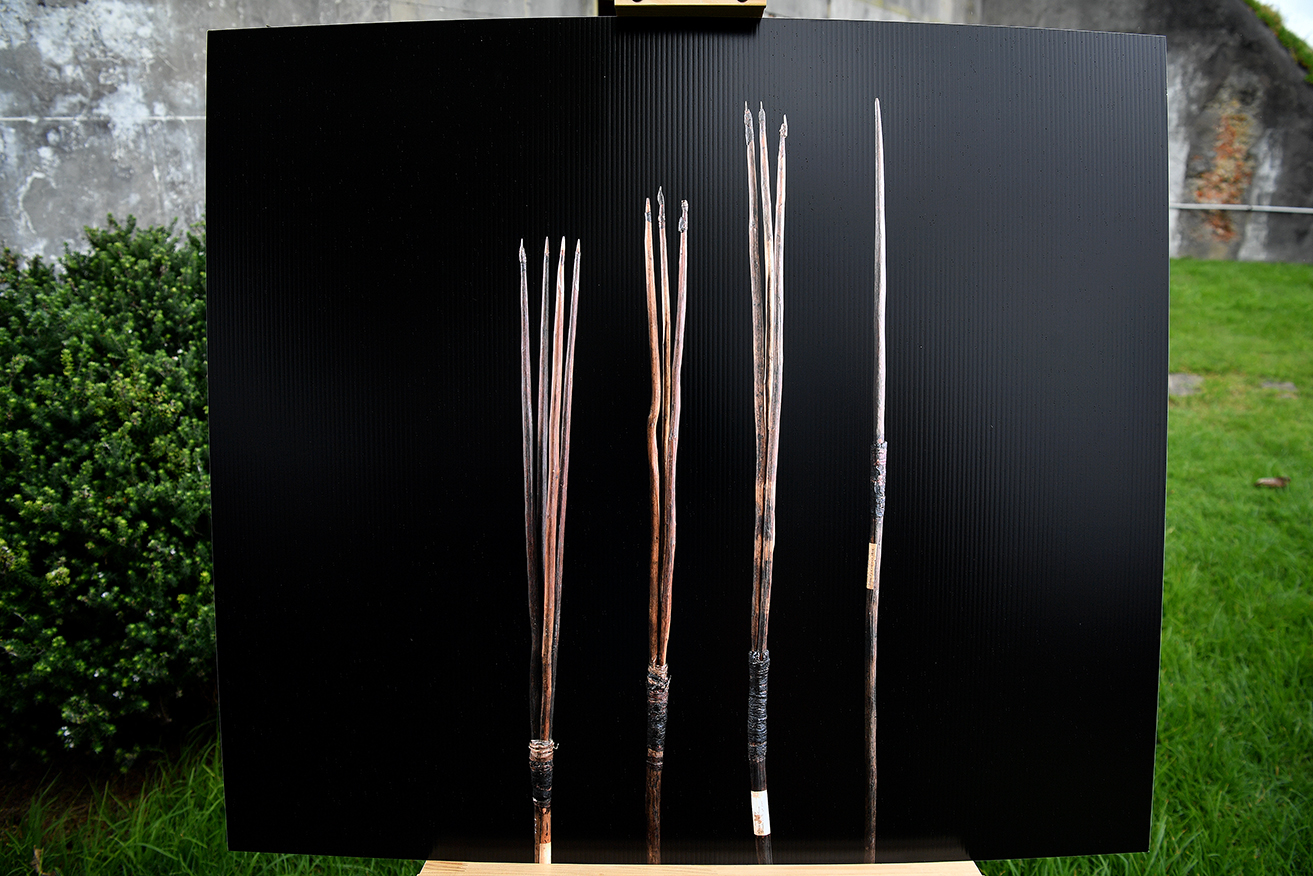 The four spears were among 40 taken from the Gweagal people more than 250 years ago.