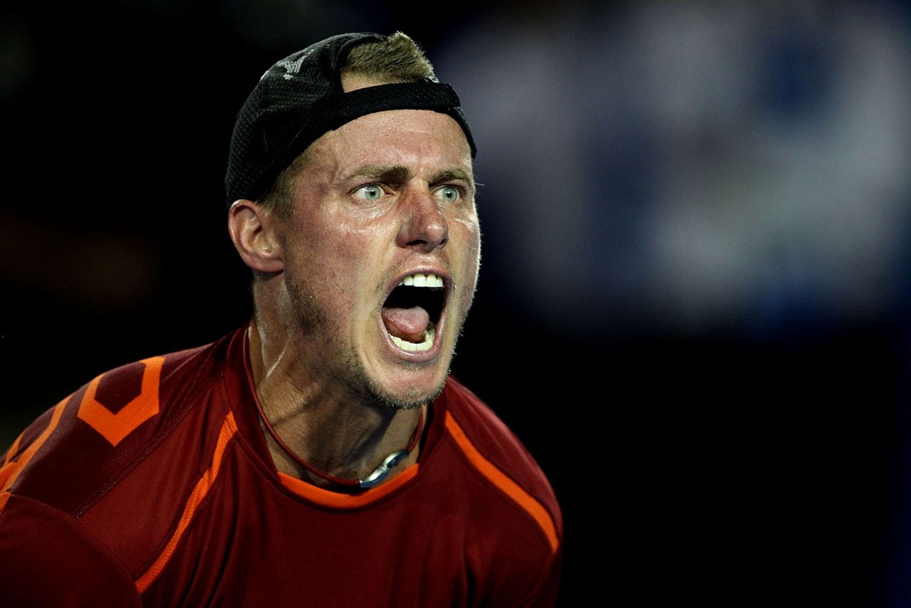 Screaming to a halt ... Lleyton Hewitt's Shanghai Masters charge is over.