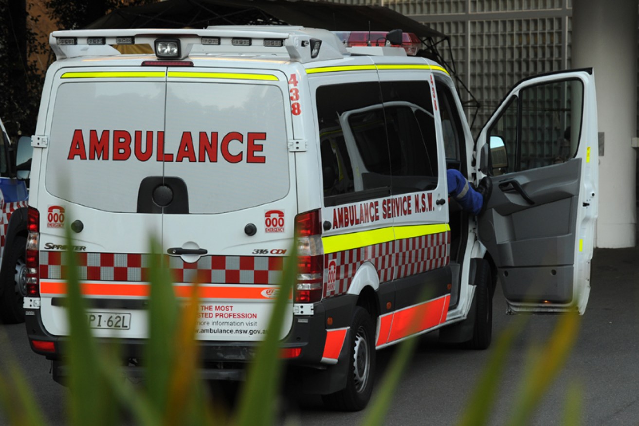 A man has reportedly had half his leg ripped off in an industrial accident at Tahmoor, south of Sydney.