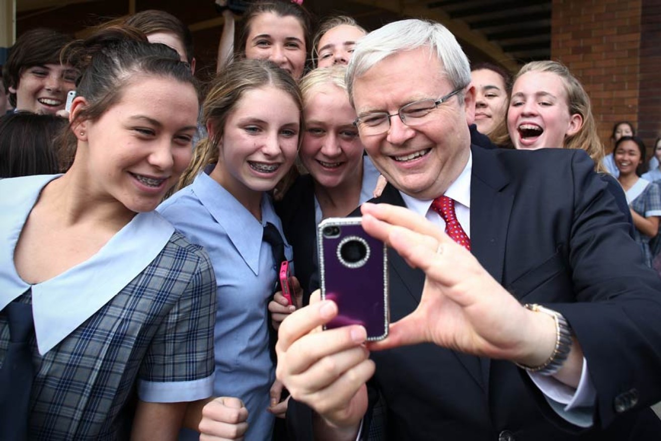Kevin Rudd used FM radio to his advantage. Photo: Getty