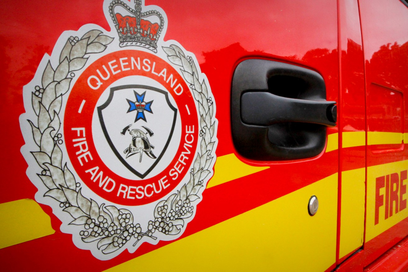 Fire crews have quelled a blaze which destroyed half a factory in Brisbane's south.