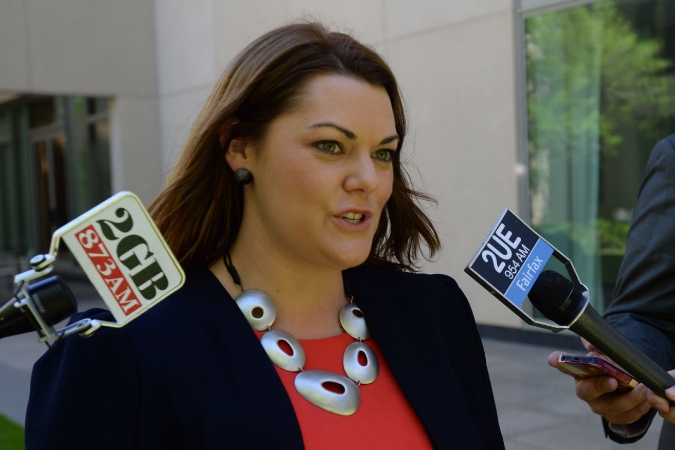 An envelope containing a suspicious powder has been addressed to Greens Senator Sarah Hanson-Young. 