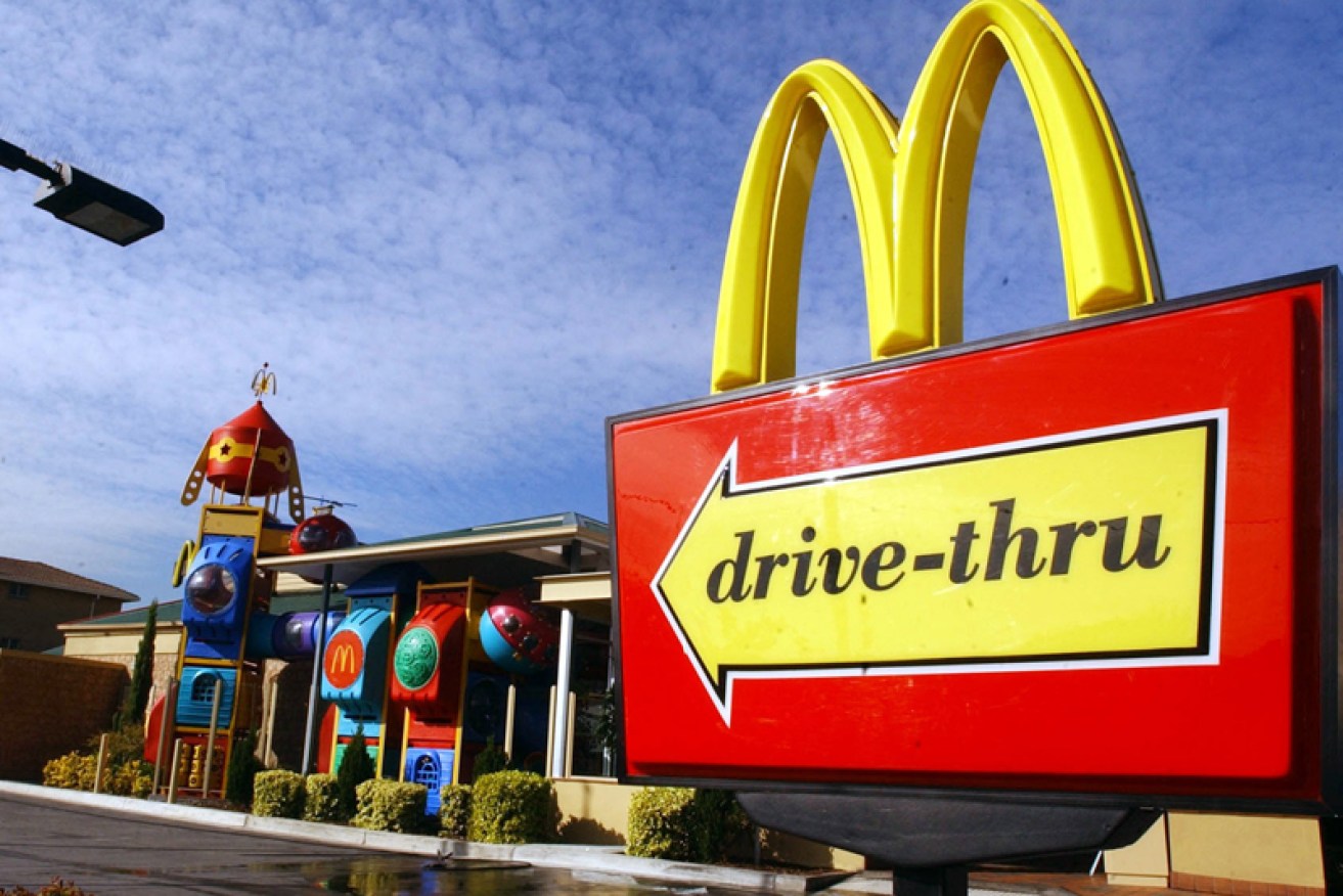 Three Victorians from different households caught in a car together on their way to McDonald's have been slapped with fines for breaching COVID-19 rules.