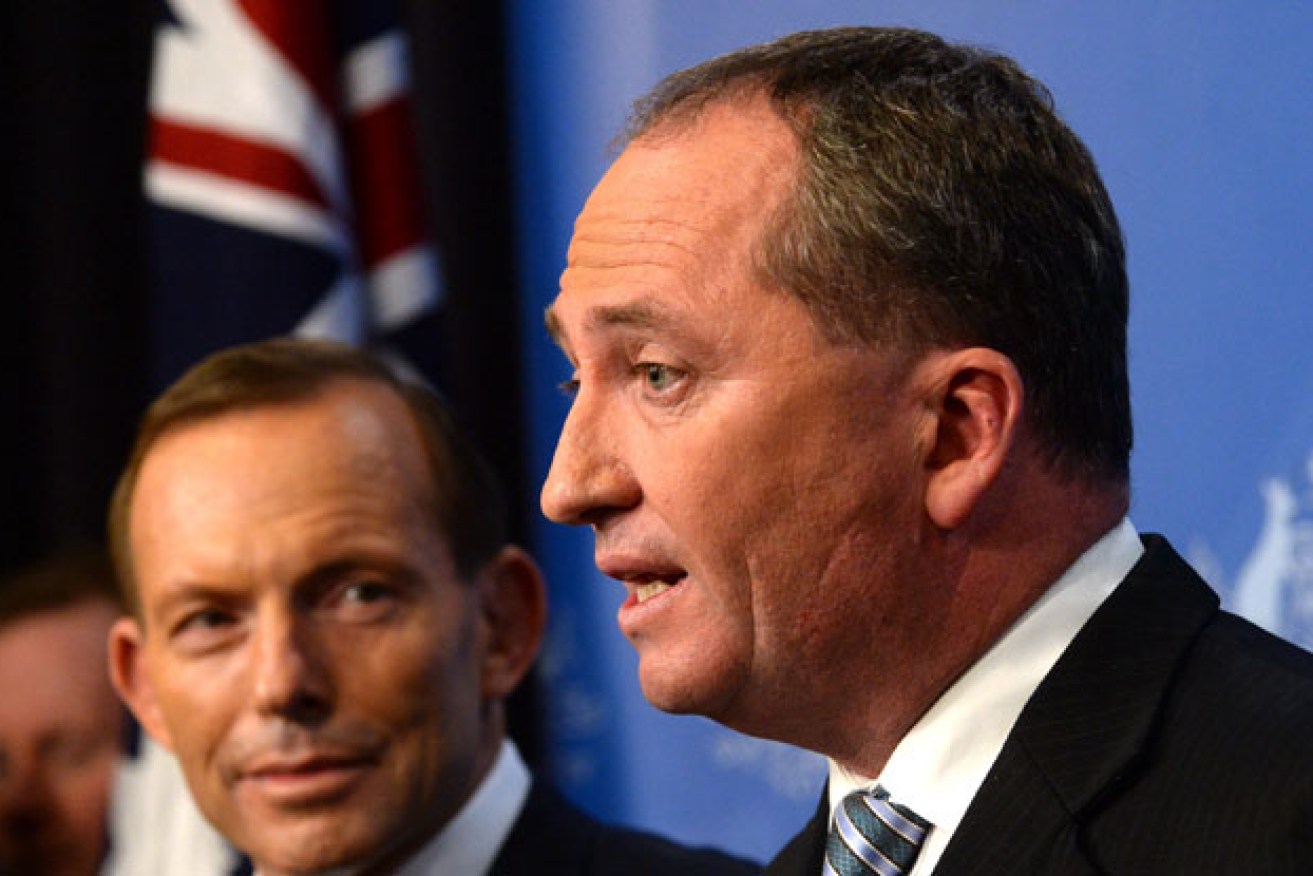Tony Abbott and Barnaby Joyce: Momentum in politics often ends in a tipping point: