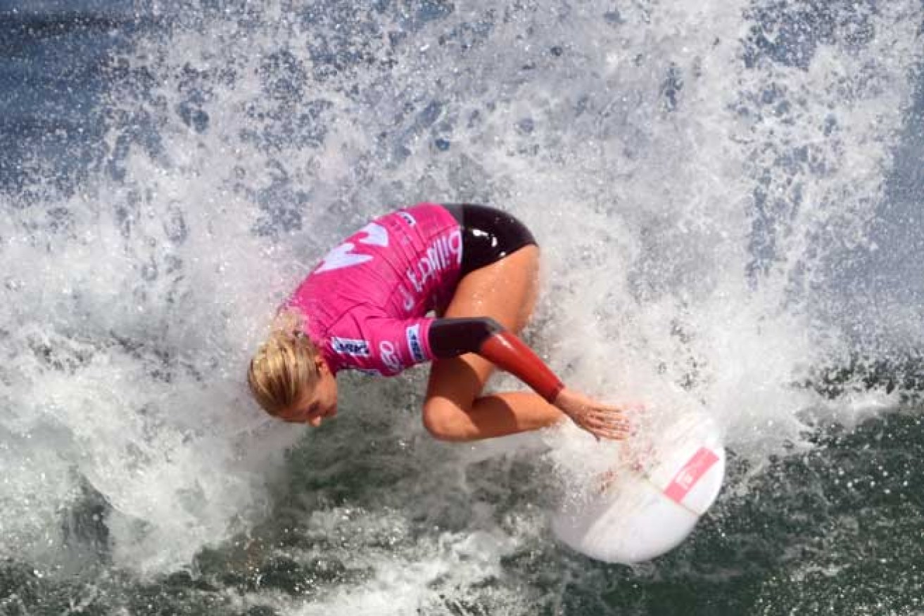 Stephanie Gilmore is on her way to being a surfing legend. 
