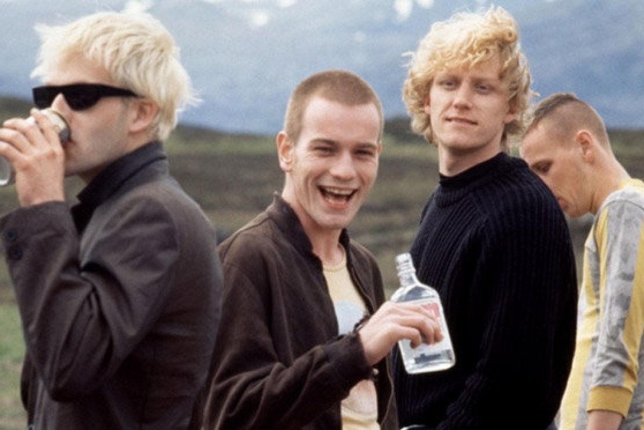 A shot from the original Trainspotting in 1996. 