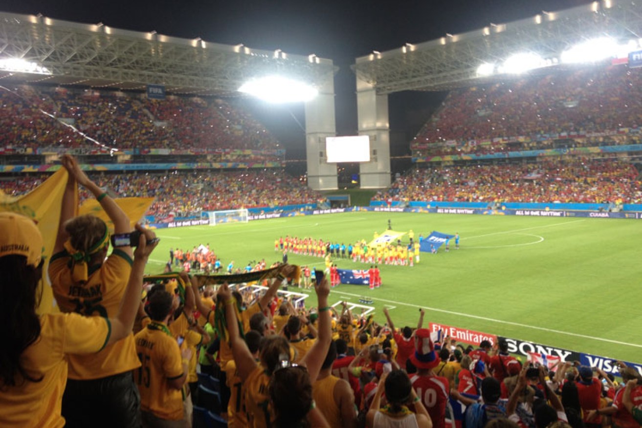 Socceroos' family members prepare for the big match, Photo: Elias Visontay
