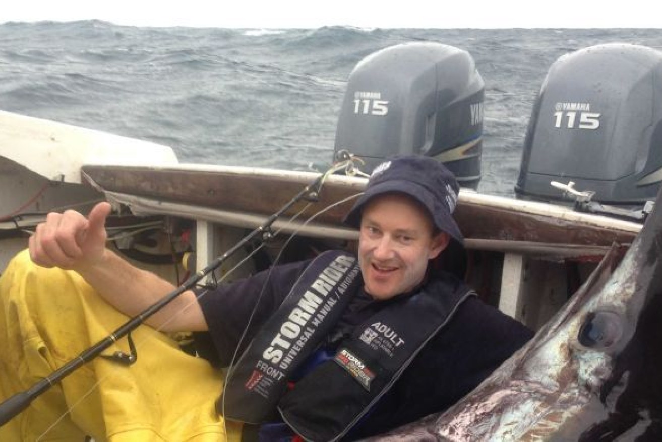 A 142kg swordfish was caught by Leo Miller and friends off Eaglehawk Neck, Tasmania.