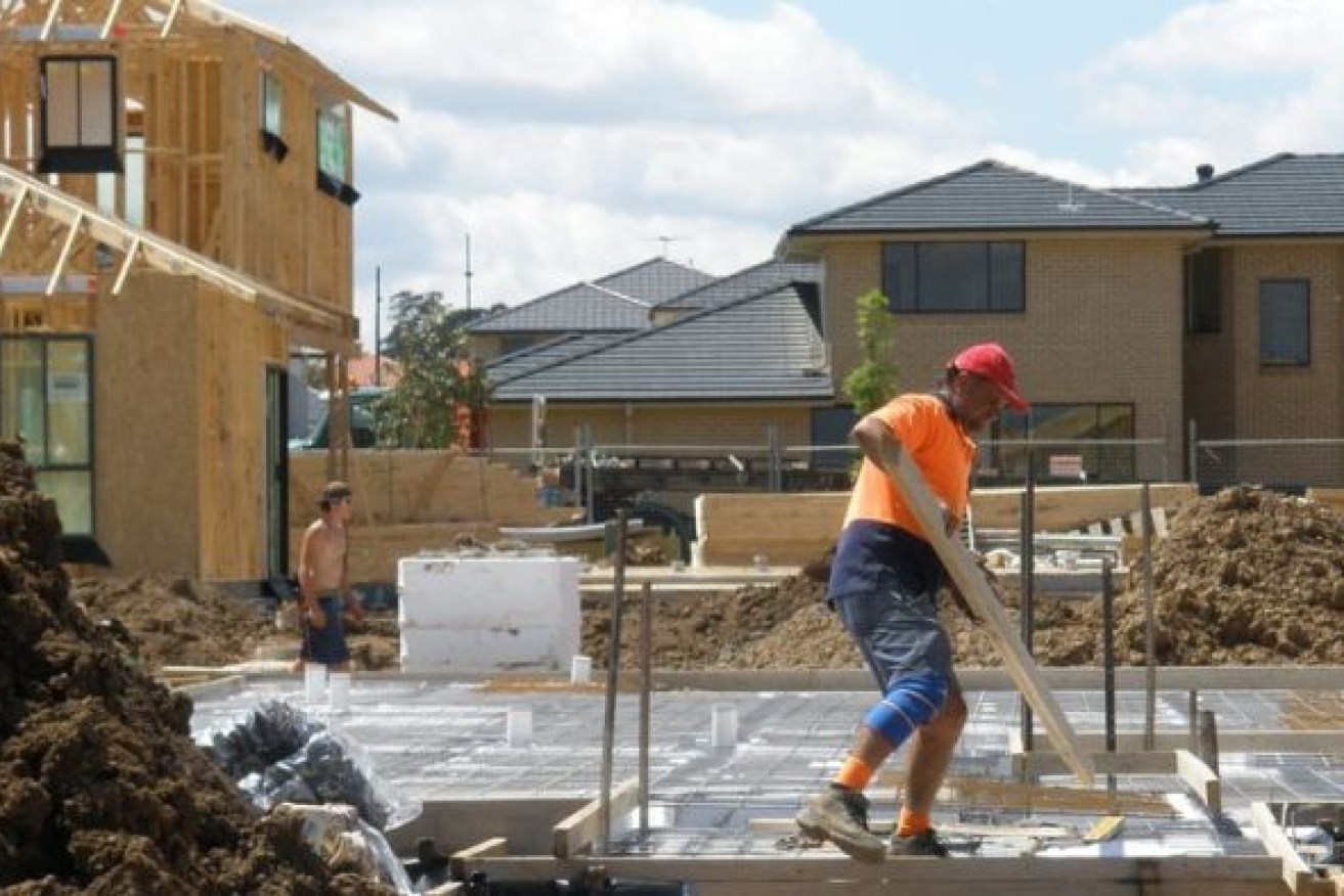Construction is driving an economic improvement in NSW.