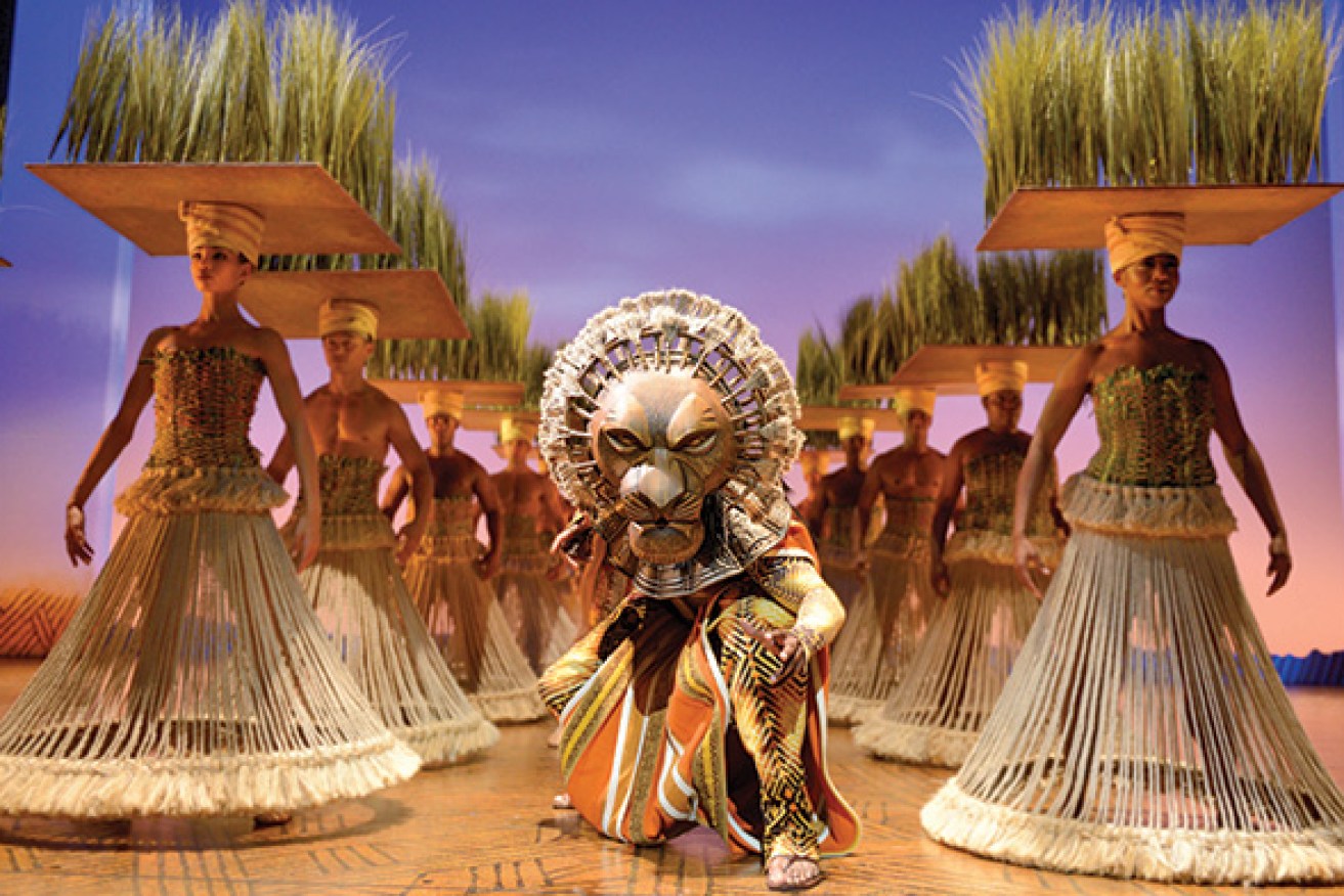 The current producion of The Lion King in Sydney has received critical acclaim. Photo: AAP