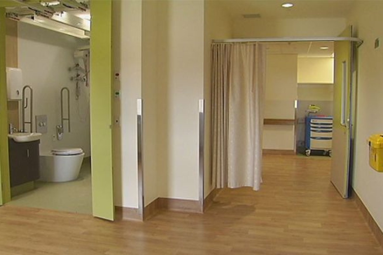 The bariatric rooms at The Canberra Hospital include special equipment and hoists to cater for large patients.