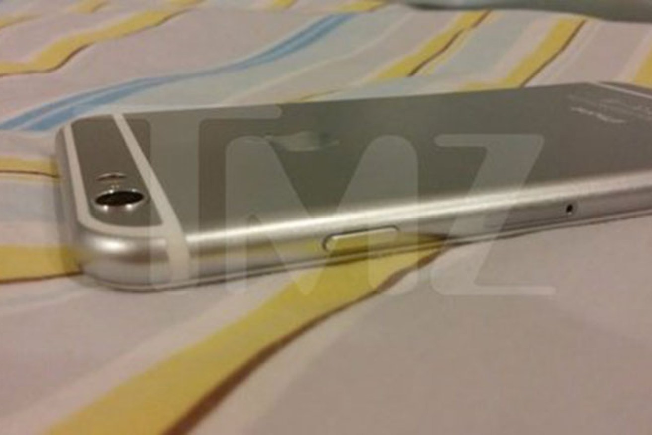 A leaked shot of the iPhone 6 from TMZ.com.