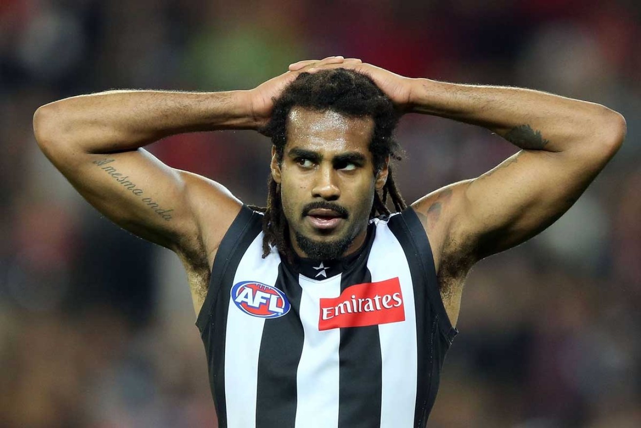 Collingwood is being sued by Heritier Lumumba.