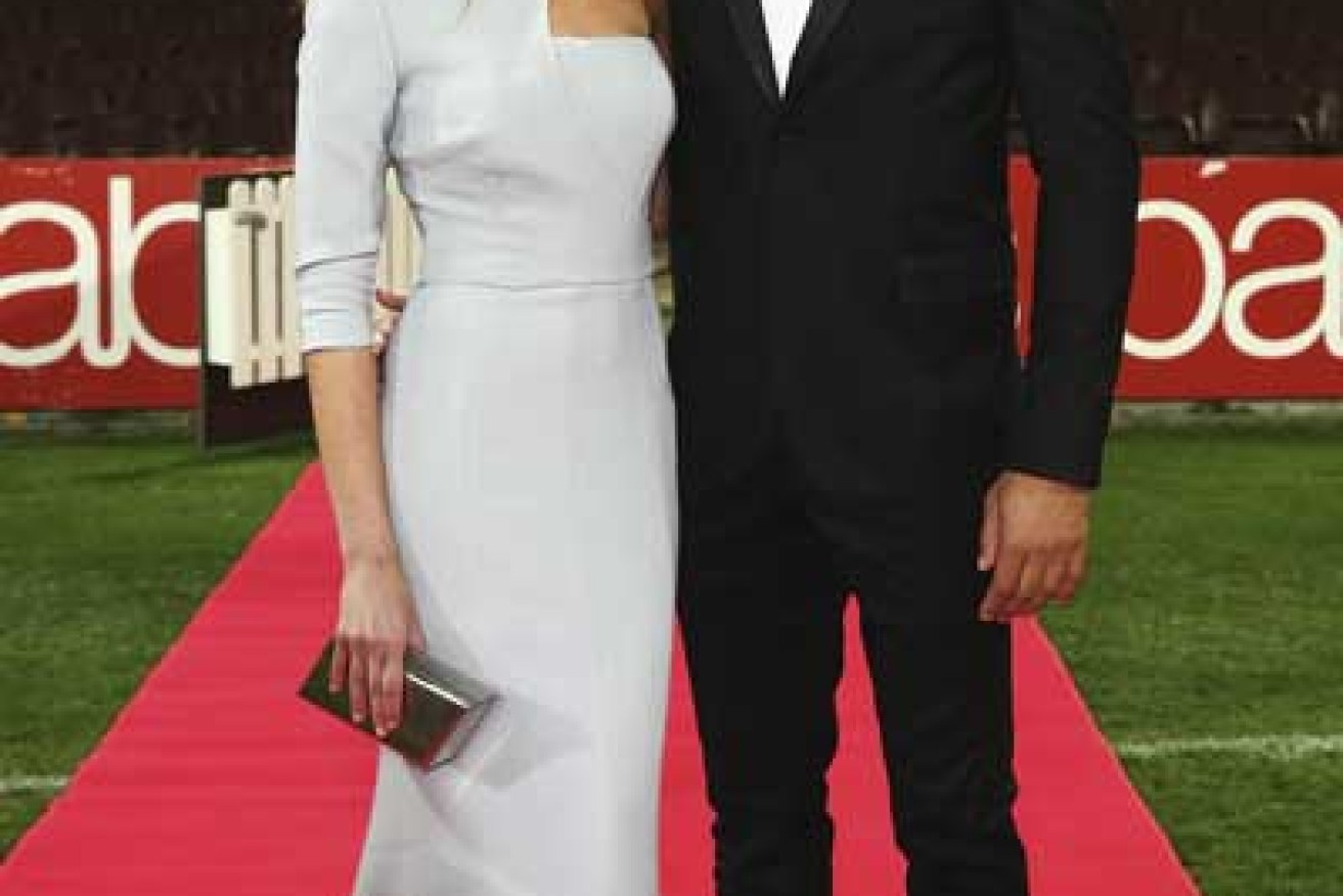 Glamour couple: Jesinta Campbell and Lance Franklin. Photo: Getty