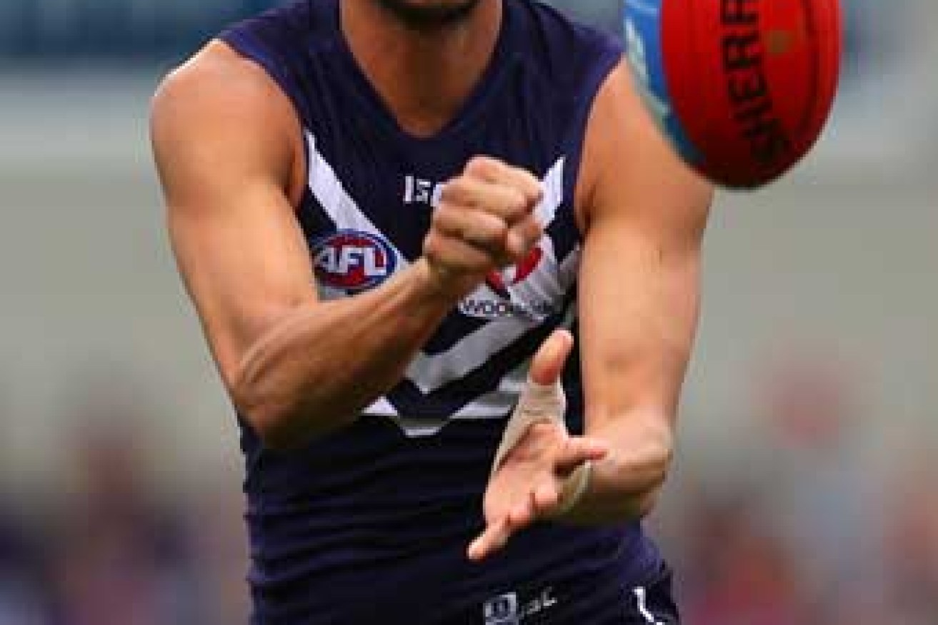 Michael Johnson has been a key man in Fremantle's defence. Photo: Getty