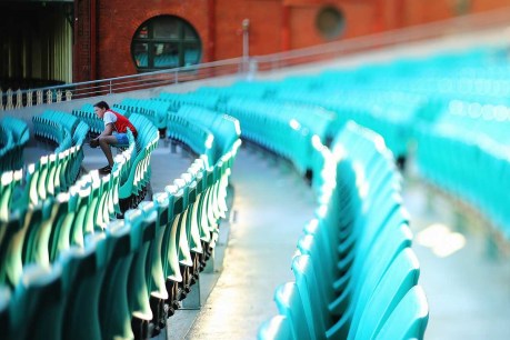 AFL games will go on &#8212; but the stands will be empty