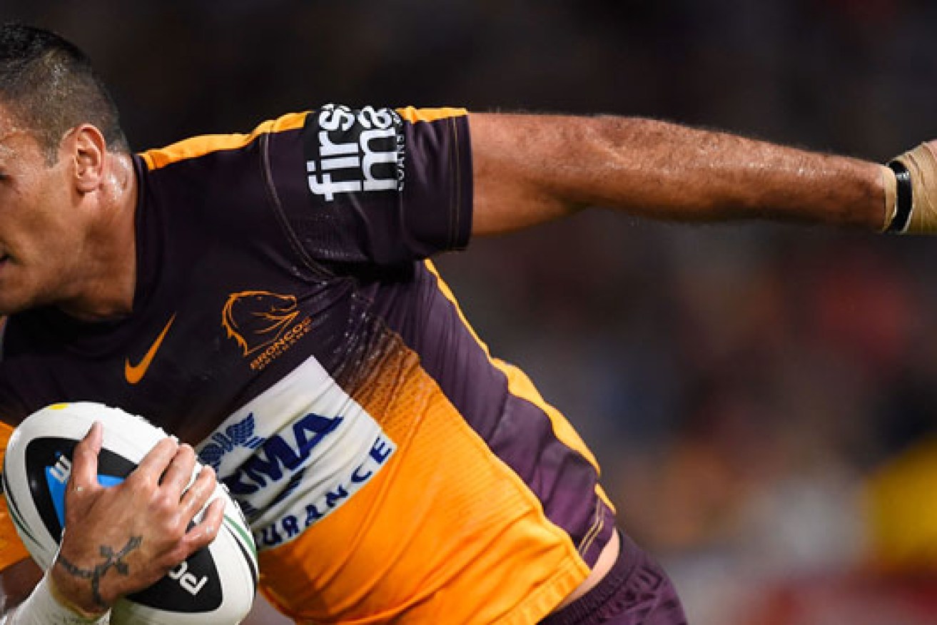 Justin Hodges wound the clock back to help the Broncos finish the season on a respectable note. Photo: Getty
