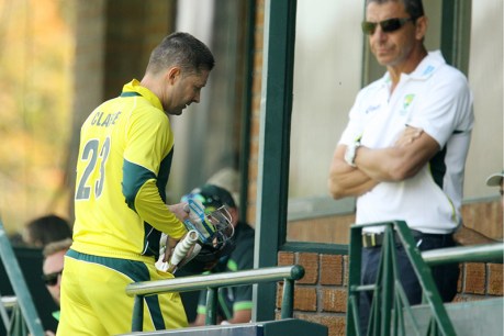 Injured Clarke to fly home after shock ODI loss