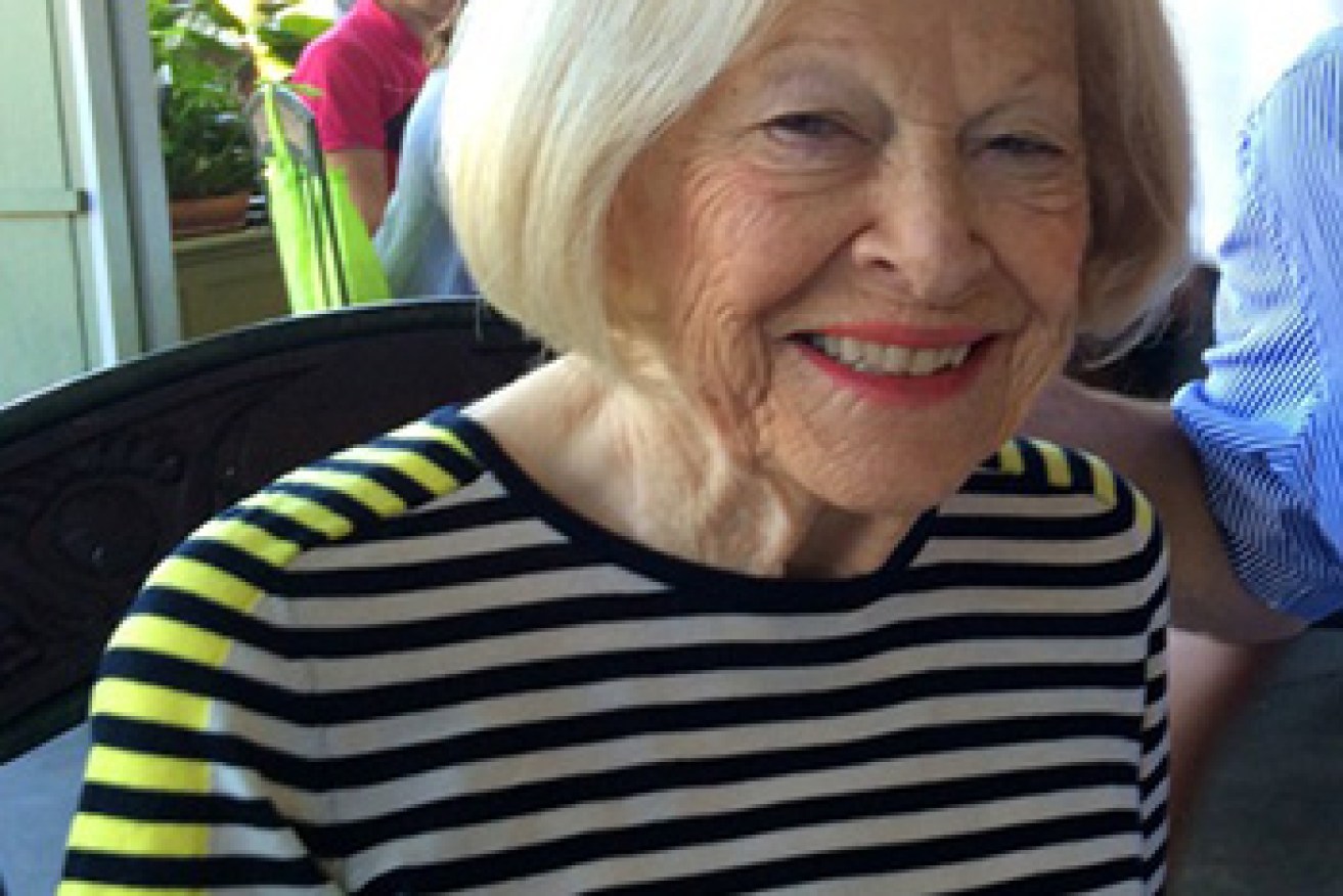 Muriel Galinksy, 92,  is a true movie connoisseur with a penchant for romance. Photo: Supplied