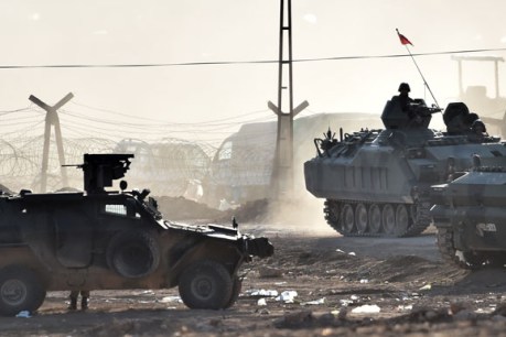 Jihadists pushed back in Kobane