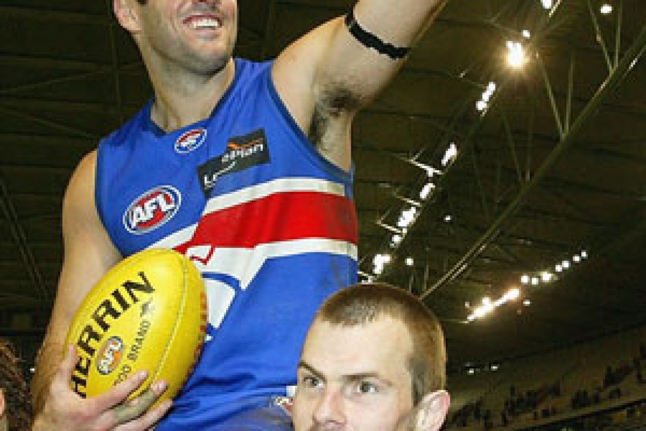 Simon Garlick (top) and Luke Darcy were members of the 'A-Team'. Photo: Getty