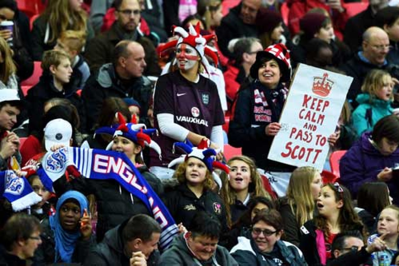45,619 people turned up at Wembley to watch England's women's football team lose 3-0 to Germany on Sunday.